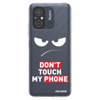 Picasee átlátszó szilikon tok az alábbi mobiltelefonokra Xiaomi Redmi 12C - Angry Eyes - Transparent