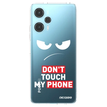 Picasee átlátszó szilikon tok az alábbi mobiltelefonokra Xiaomi Poco F5 - Angry Eyes - Transparent