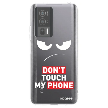 Picasee átlátszó szilikon tok az alábbi mobiltelefonokra Xiaomi Poco F5 Pro 5G - Angry Eyes - Transparent
