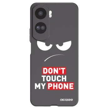 Picasee fekete szilikon tok az alábbi mobiltelefonokra Honor 90 Lite 5G - Angry Eyes - Transparent