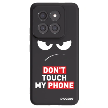 Picasee fekete szilikon tok az alábbi mobiltelefonokra Xiaomi 14 Pro - Angry Eyes - Transparent