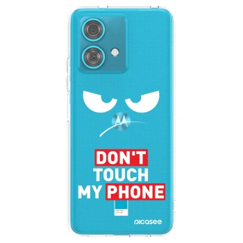 Picasee átlátszó szilikon tok az alábbi mobiltelefonokra Motorola Edge 40 Neo - Angry Eyes - Transparent