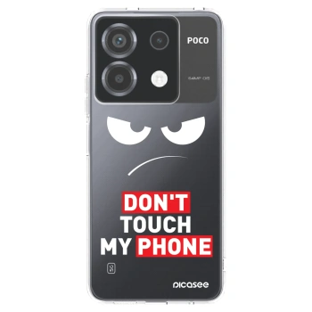Picasee átlátszó szilikon tok az alábbi mobiltelefonokra Xiaomi Poco X6 - Angry Eyes - Transparent