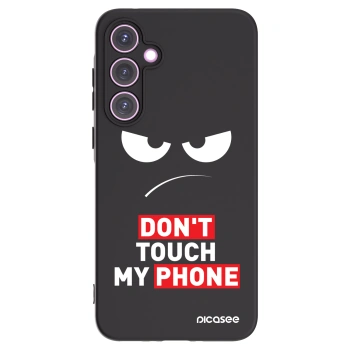 Picasee fekete szilikon tok az alábbi mobiltelefonokra Samsung Galaxy A35 5G A356B - Angry Eyes - Transparent