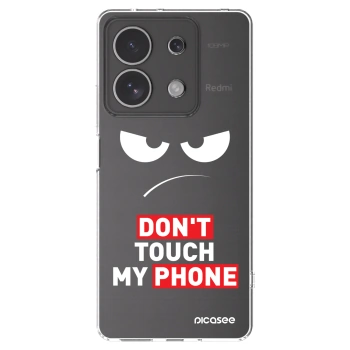 Picasee átlátszó szilikon tok az alábbi mobiltelefonokra Xiaomi Redmi Note 13 4G - Angry Eyes - Transparent