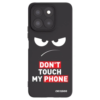 Picasee fekete szilikon tok az alábbi mobiltelefonokra Honor X8b - Angry Eyes - Transparent