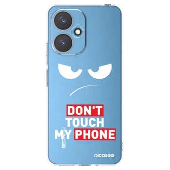 Picasee átlátszó szilikon tok az alábbi mobiltelefonokra Xiaomi Redmi 13C 5G - Angry Eyes - Transparent