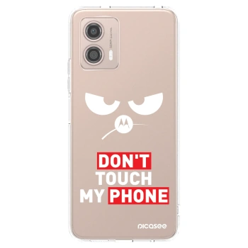 Picasee átlátszó szilikon tok az alábbi mobiltelefonokra Motorola Moto G53 5G - Angry Eyes - Transparent