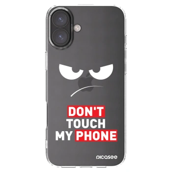 Picasee átlátszó szilikon tok az alábbi mobiltelefonokra Apple iPhone 16 Plus - Angry Eyes - Transparent