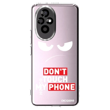 Picasee átlátszó szilikon tok az alábbi mobiltelefonokra Honor 200 Pro 5G - Angry Eyes - Transparent