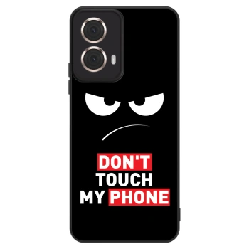 Szilikon tok erre a típusra Motorola Moto G85 - Angry Eyes - Transparent