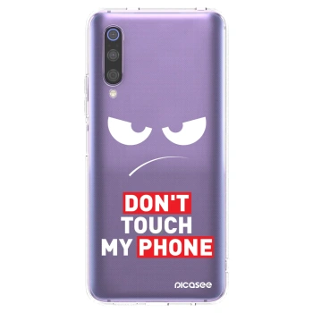 Picasee átlátszó szilikon tok az alábbi mobiltelefonokra Xiaomi Mi 9 - Angry Eyes - Transparent