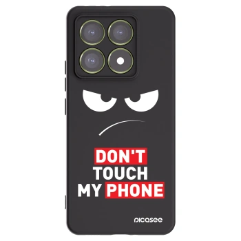 Picasee fekete szilikon tok az alábbi mobiltelefonokra Xiaomi 14T - Angry Eyes - Transparent