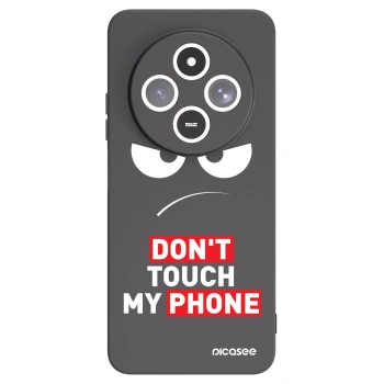 Picasee fekete szilikon tok az alábbi mobiltelefonokra Xiaomi Redmi 14C - Angry Eyes - Transparent