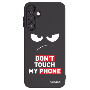 Picasee fekete szilikon tok az alábbi mobiltelefonokra Samsung Galaxy A16 5G - Angry Eyes - Transparent