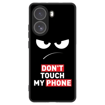 Szilikon tok erre a típusra Xiaomi Poco X7 Pro 5G - Angry Eyes - Transparent