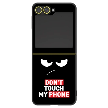 Szilikon tok erre a típusra Samsung Galaxy Z Flip6 5G - Angry Eyes - Transparent