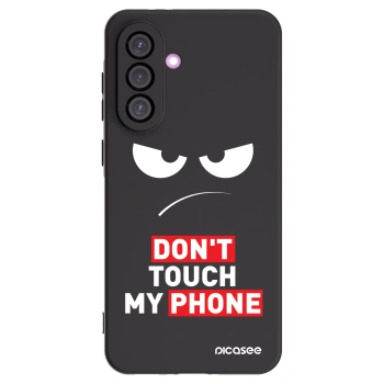 Picasee fekete szilikon tok az alábbi mobiltelefonokra Samsung Galaxy A36 5G - Angry Eyes - Transparent