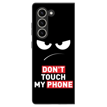 Szilikon tok erre a típusra Samsung Galaxy Z Fold5 5G - Angry Eyes - Transparent