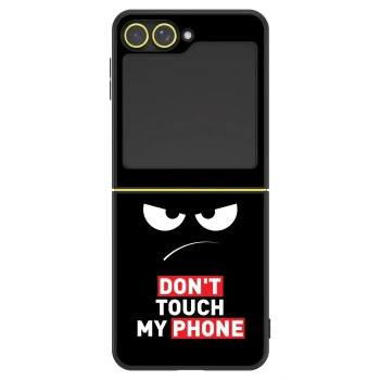 Szilikon tok erre a típusra Samsung Galaxy Z Flip5 5G - Angry Eyes - Transparent
