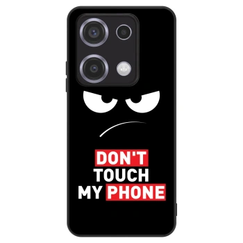 Szilikon tok erre a típusra Xiaomi Redmi Note 14S - Angry Eyes - Transparent