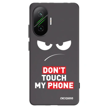 Picasee fekete szilikon tok az alábbi mobiltelefonokra Xiaomi Poco F7 5G - Angry Eyes - Transparent