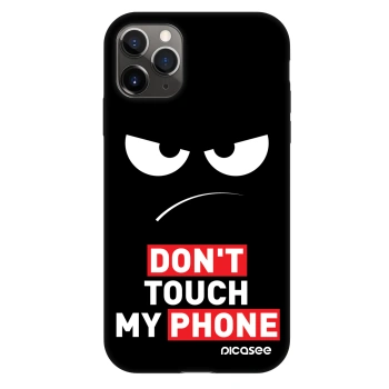 Szilikon tok erre a típusra Apple iPhone 11 Pro - Angry Eyes - Transparent