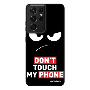 Picasee Fashion Case Samsung Galaxy S21 Ultra 5G G998B - Angry Eyes - Transparent
