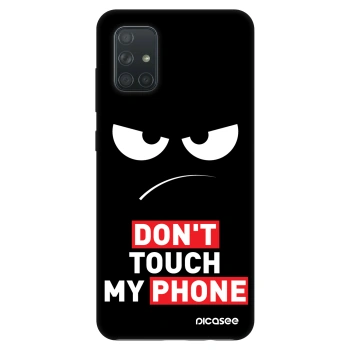 Szilikon tok erre a típusra Samsung Galaxy A71 A715F - Angry Eyes - Transparent