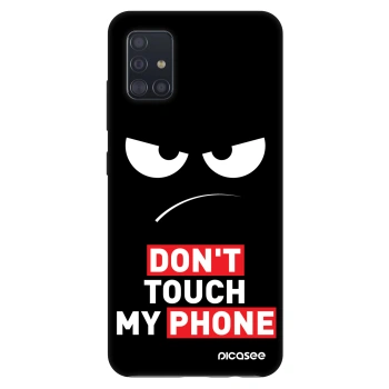 Szilikon tok erre a típusra Samsung Galaxy A51 A515F - Angry Eyes - Transparent
