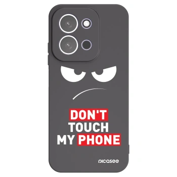 Picasee fekete szilikon tok az alábbi mobiltelefonokra Xiaomi Redmi 15C 5G - Angry Eyes - Transparent