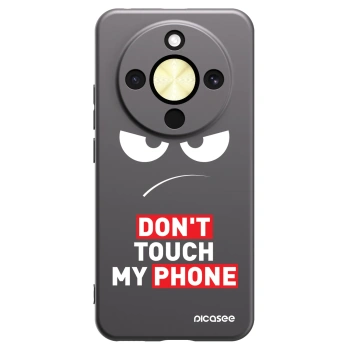 Picasee fekete szilikon tok az alábbi mobiltelefonokra Honor Magic8 Lite 5G - Angry Eyes - Transparent