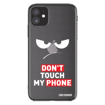 Picasee átlátszó szilikon tok az alábbi mobiltelefonokra Apple iPhone 11 - Angry Eyes - Transparent