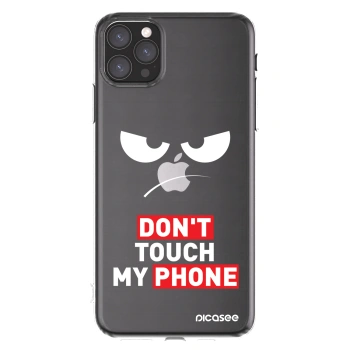 Picasee átlátszó szilikon tok az alábbi mobiltelefonokra Apple iPhone 11 Pro Max - Angry Eyes - Transparent
