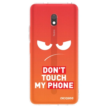 Tok az alábbi mobiltelefonokra Xiaomi Redmi 8A - Angry Eyes - Transparent