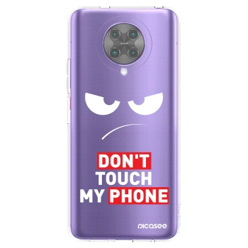 Picasee átlátszó szilikon tok az alábbi mobiltelefonokra Xiaomi Poco F2 Pro - Angry Eyes - Transparent