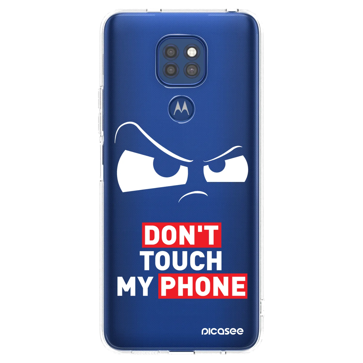 Picasee átlátszó szilikon tok az alábbi mobiltelefonokra Motorola Moto G9 Play - Cloudy Eye - Transparent