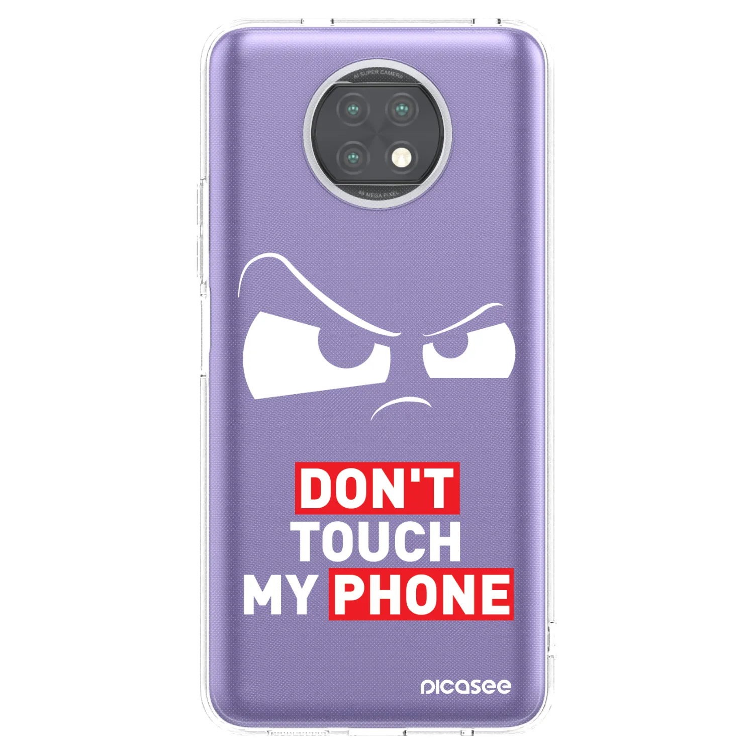 Picasee átlátszó szilikon tok az alábbi mobiltelefonokra Xiaomi Redmi Note 9T - Cloudy Eye - Transparent