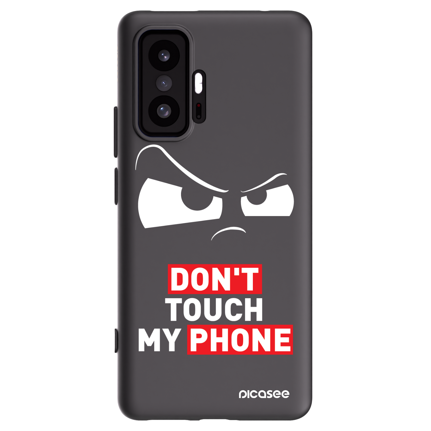 Picasee fekete szilikon tok az alábbi mobiltelefonokra Xiaomi 11T - Cloudy Eye - Transparent