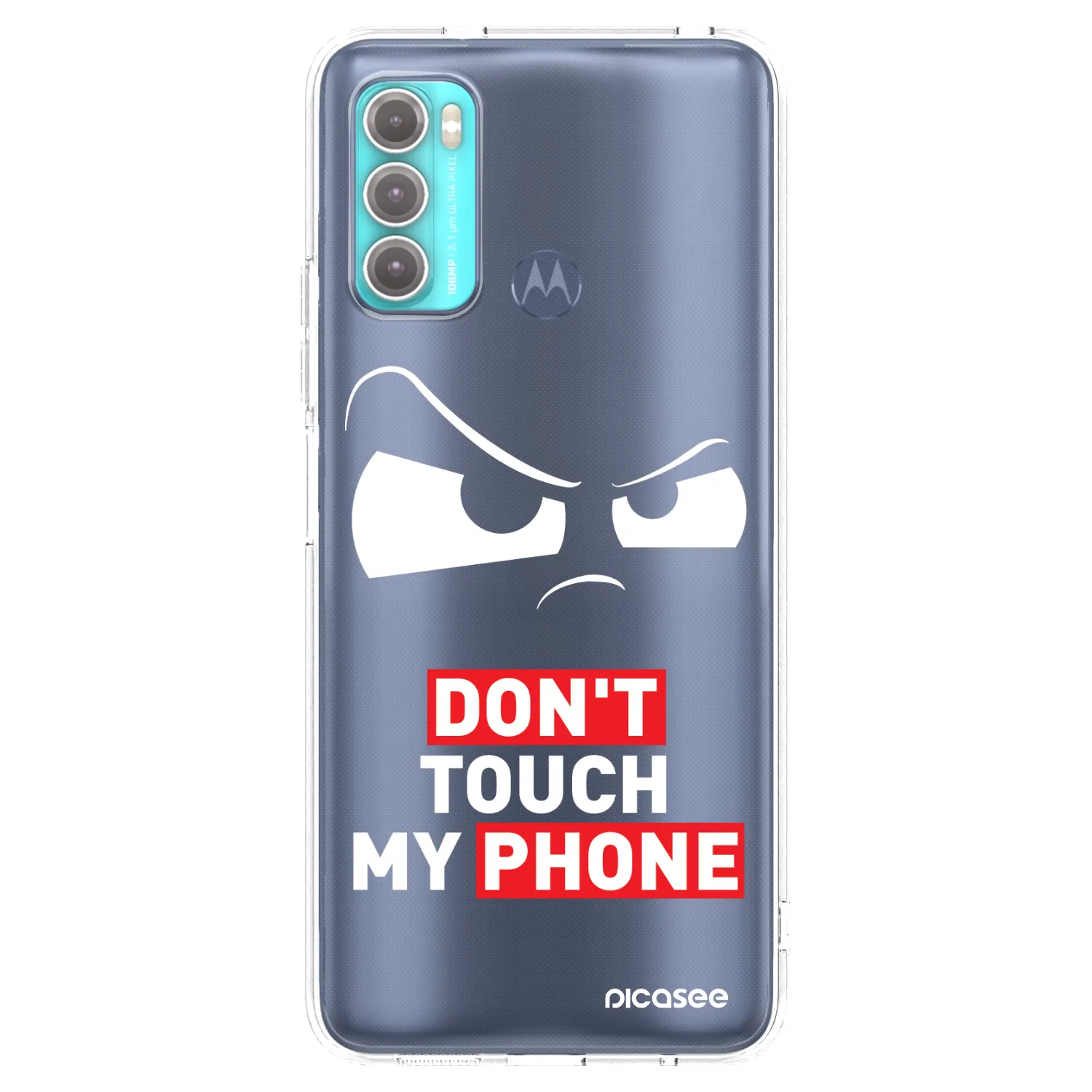 Picasee átlátszó szilikon tok az alábbi mobiltelefonokra Motorola Moto G60 - Cloudy Eye - Transparent