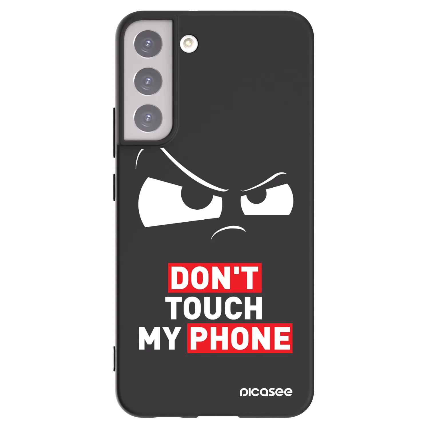 Picasee fekete szilikon tok az alábbi mobiltelefonokra Samsung Galaxy S22+ 5G - Cloudy Eye - Transparent