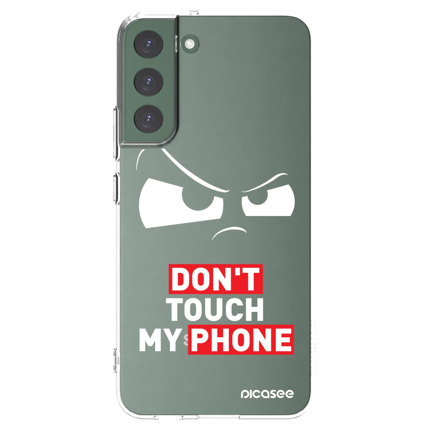 Picasee átlátszó szilikon tok az alábbi mobiltelefonokra Samsung Galaxy S22+ 5G - Cloudy Eye - Transparent