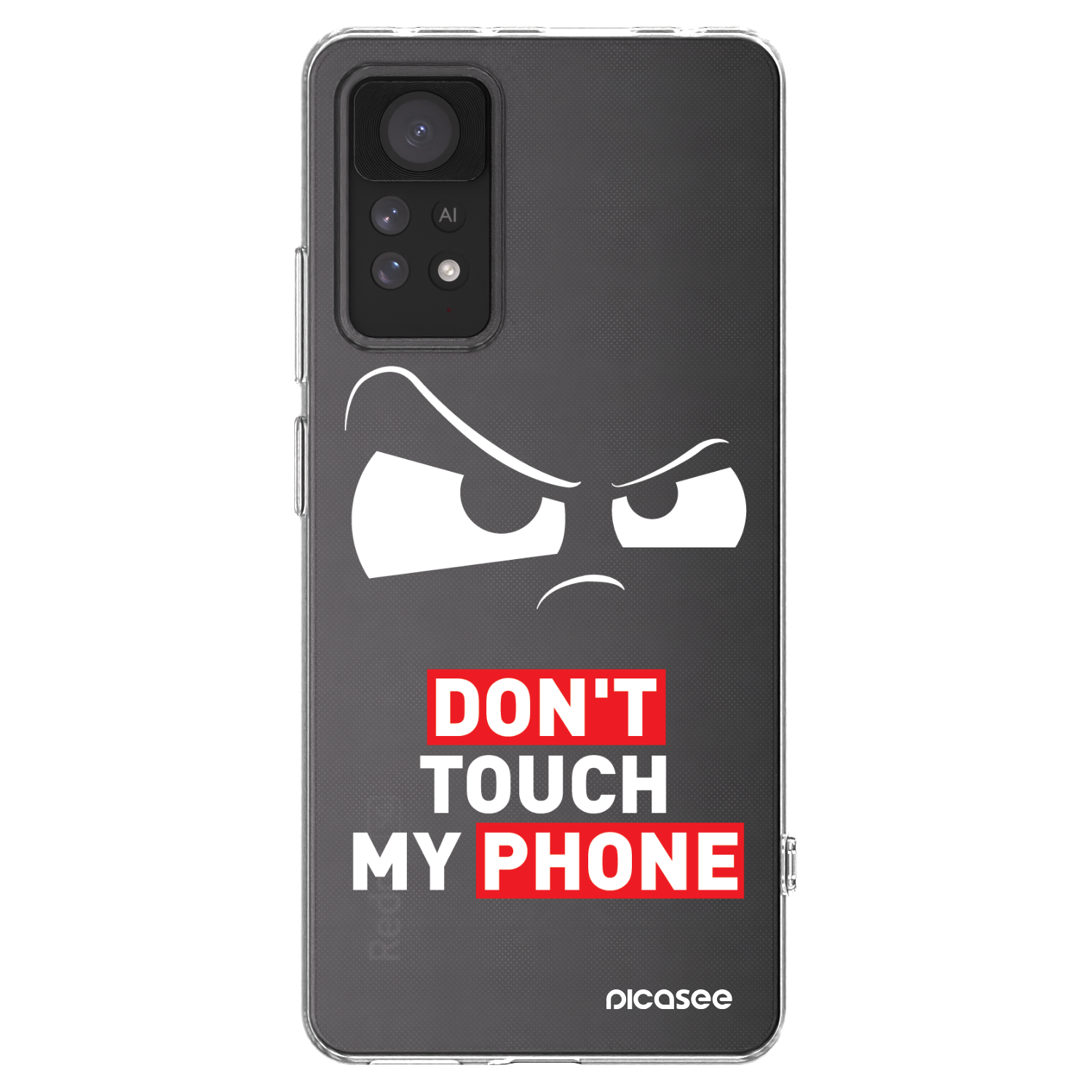 Picasee átlátszó szilikon tok az alábbi mobiltelefonokra Xiaomi Redmi Note 11 Pro 5G - Cloudy Eye - Transparent