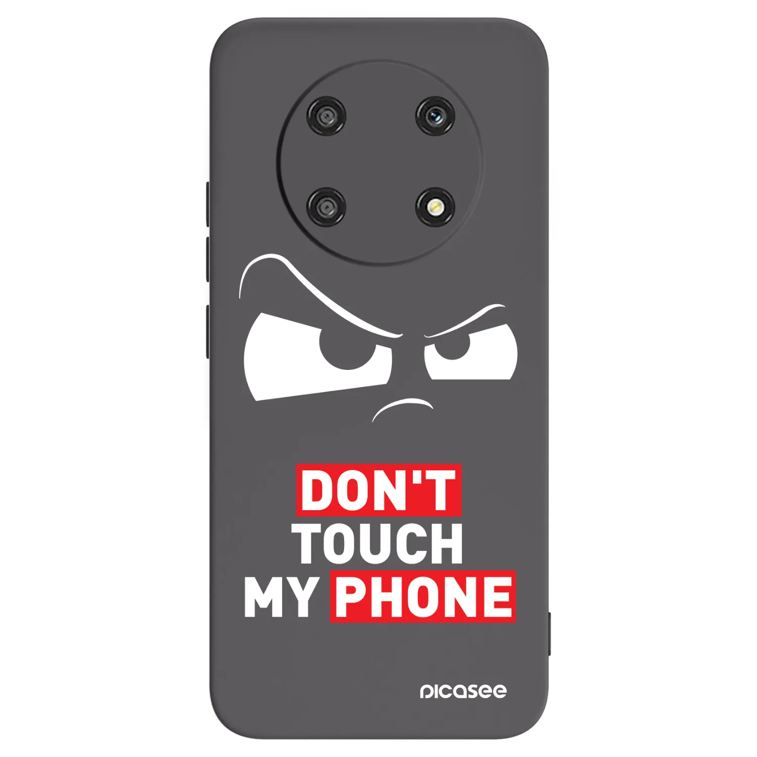 Picasee fekete szilikon tok az alábbi mobiltelefonokra Honor Magic4 Lite 5G - Cloudy Eye - Transparent