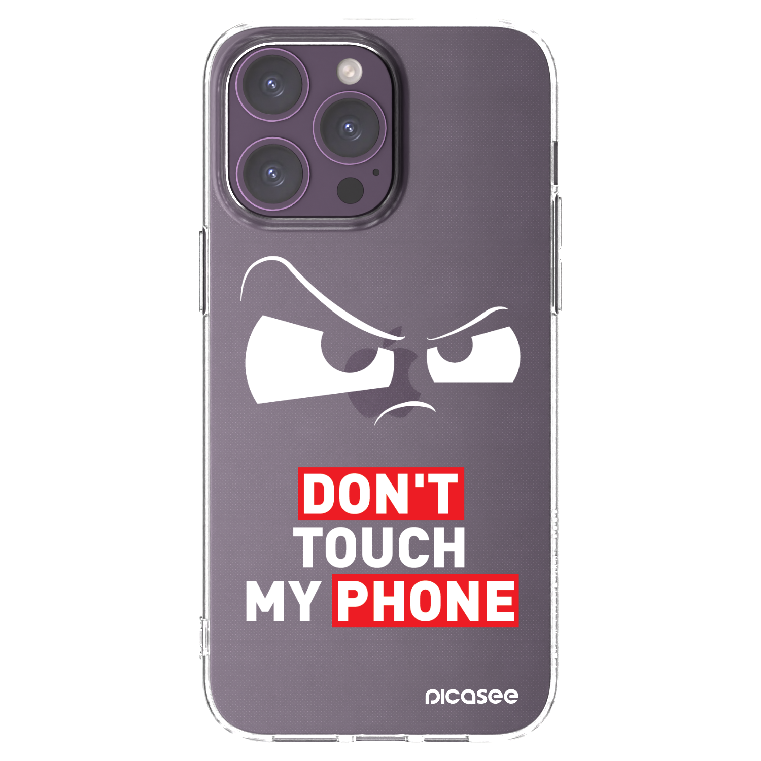 Picasee átlátszó szilikon tok az alábbi mobiltelefonokra Apple iPhone 14 Pro Max - Cloudy Eye - Transparent