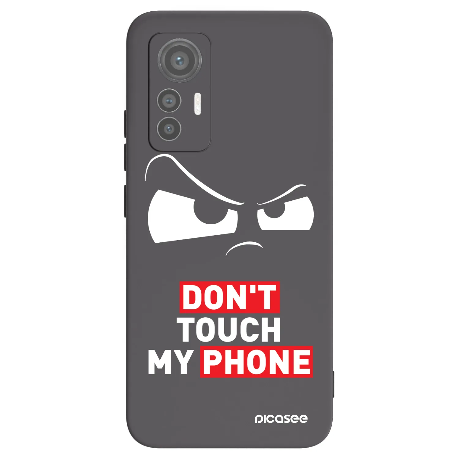 Picasee fekete szilikon tok az alábbi mobiltelefonokra Xiaomi 12 Lite - Cloudy Eye - Transparent