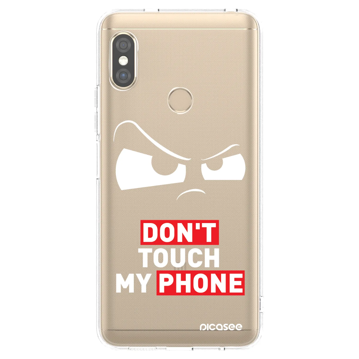 Picasee átlátszó szilikon tok az alábbi mobiltelefonokra Xiaomi Redmi Note 5 Global - Cloudy Eye - Transparent