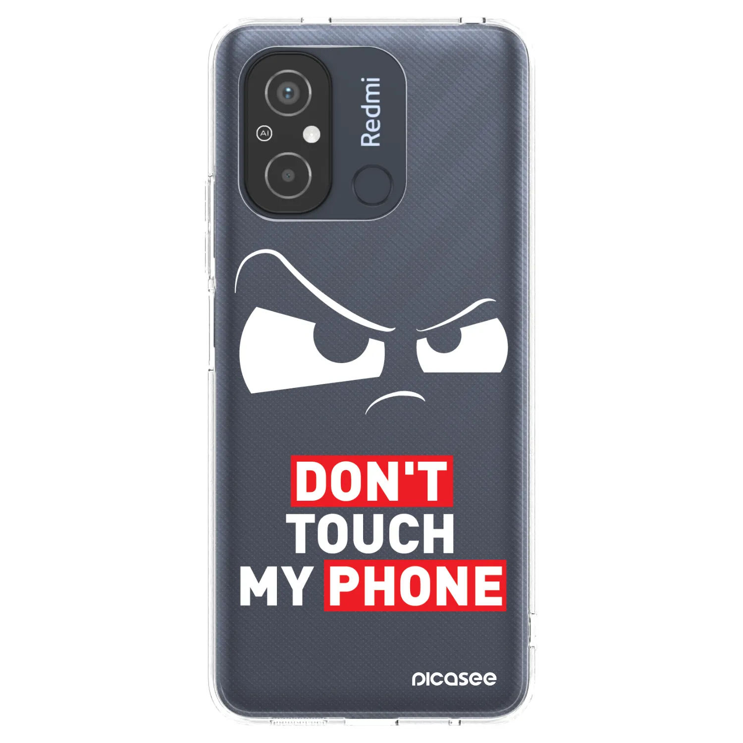 Picasee átlátszó szilikon tok az alábbi mobiltelefonokra Xiaomi Redmi 12C - Cloudy Eye - Transparent