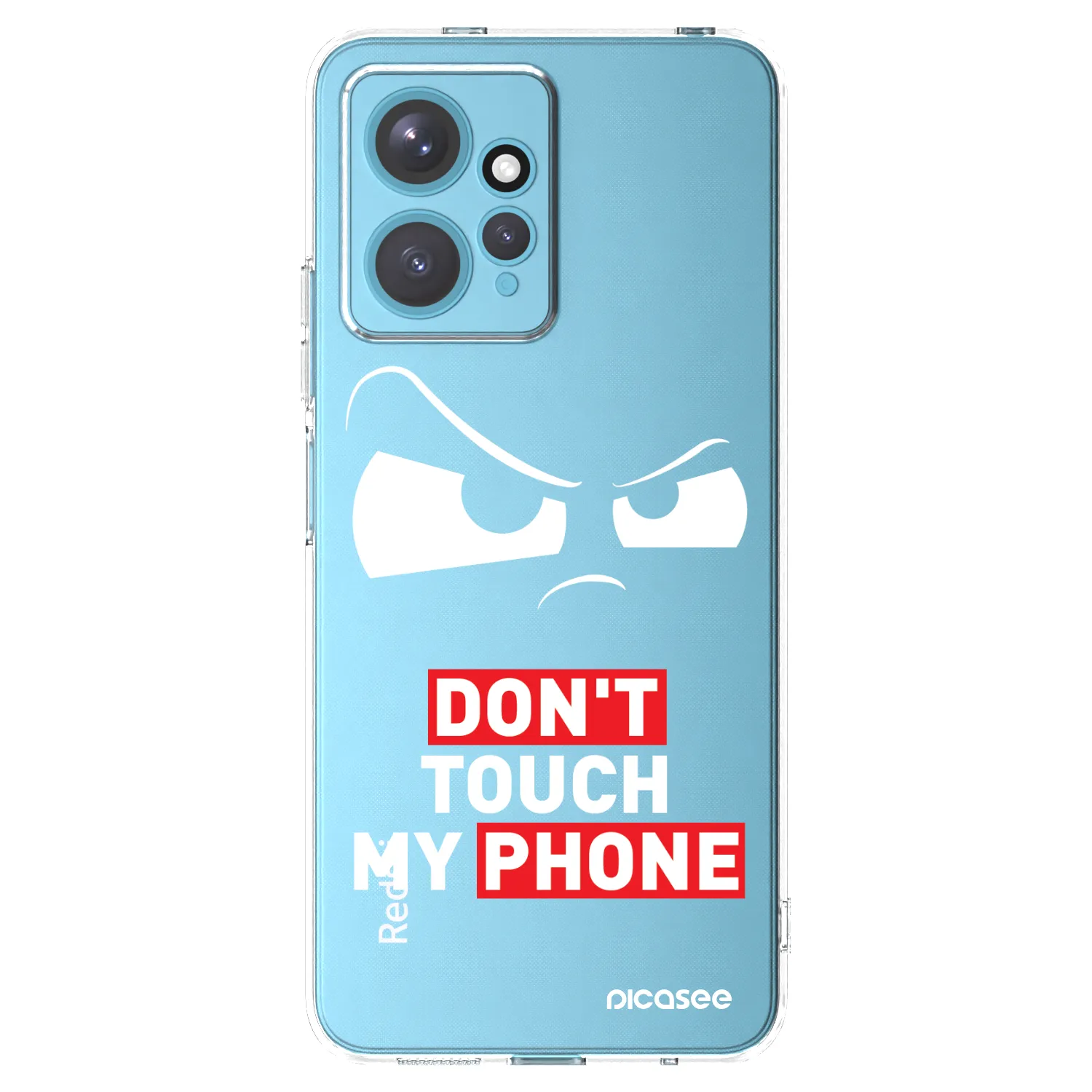 Picasee átlátszó szilikon tok az alábbi mobiltelefonokra Xiaomi Redmi Note 12 4G - Cloudy Eye - Transparent