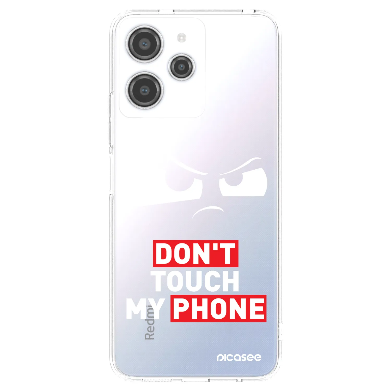 Picasee átlátszó szilikon tok az alábbi mobiltelefonokra Xiaomi Redmi 12 4G - Cloudy Eye - Transparent